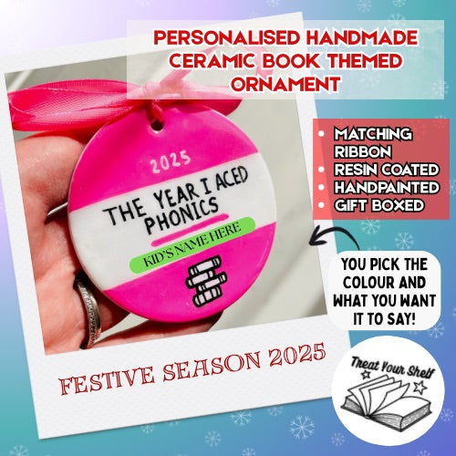 Custom Handmade Bookish Hanging Decoration