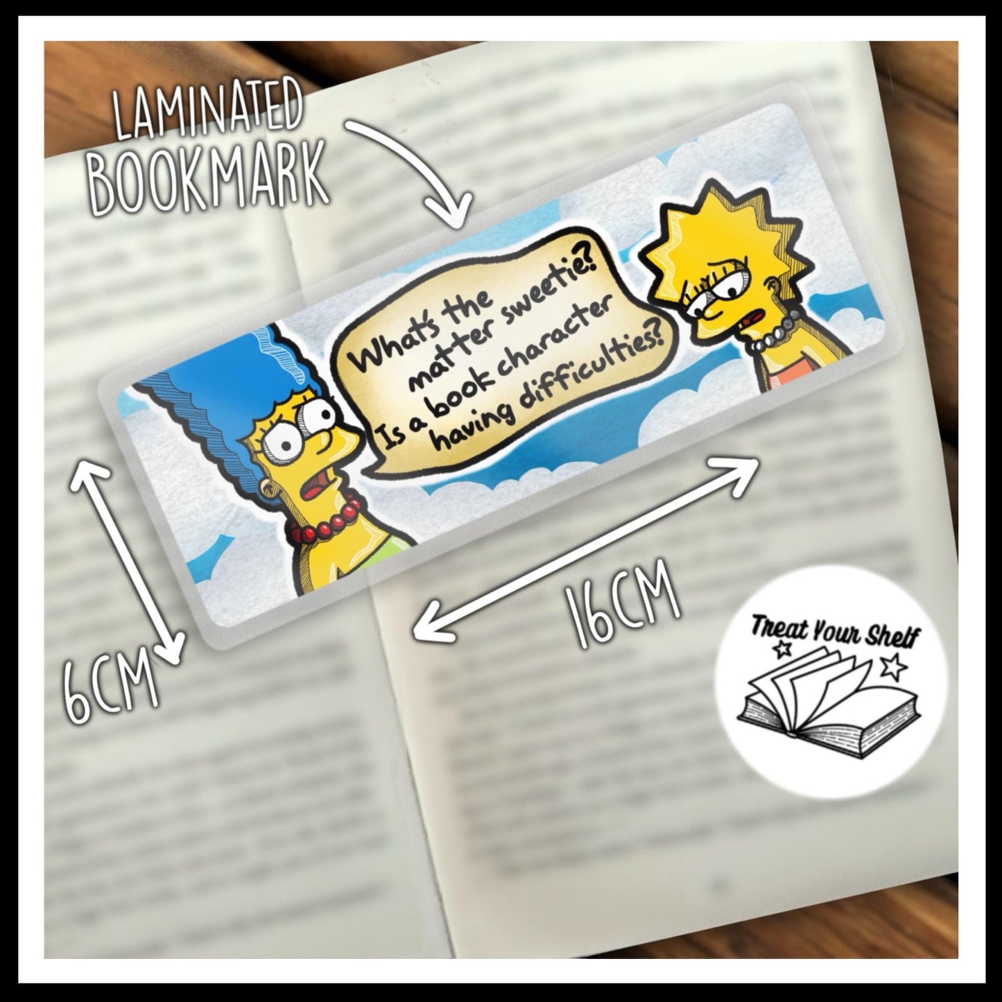 ‘Lisa’s Book Character’ (The Simpsons inspired) Bookmark