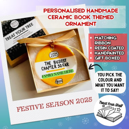 Custom Handmade Bookish Hanging Decoration