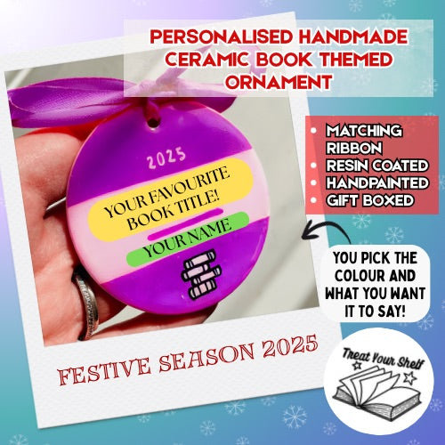 Custom Handmade Bookish Hanging Decoration