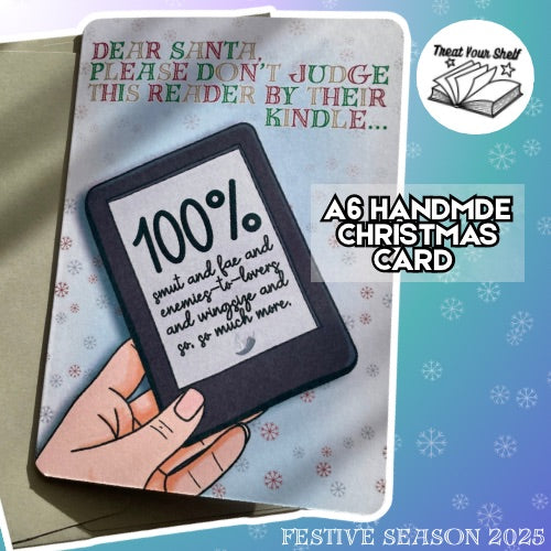 Romantasy Kindle Reader Christmas Card