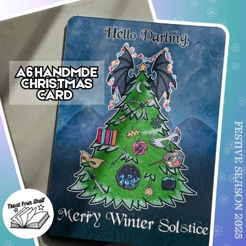 ACOTAR inspired Christmas Tree Card