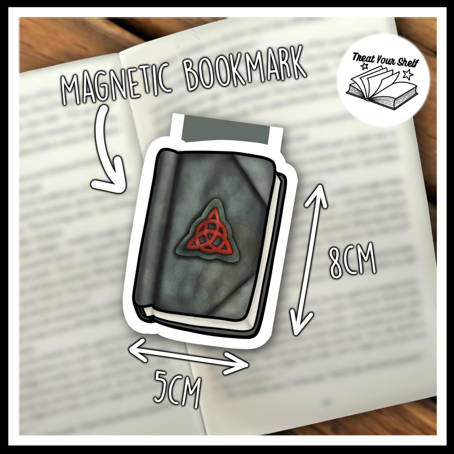 'The Book of Shadows' (Charmed inspired) Magnetic Bookmark